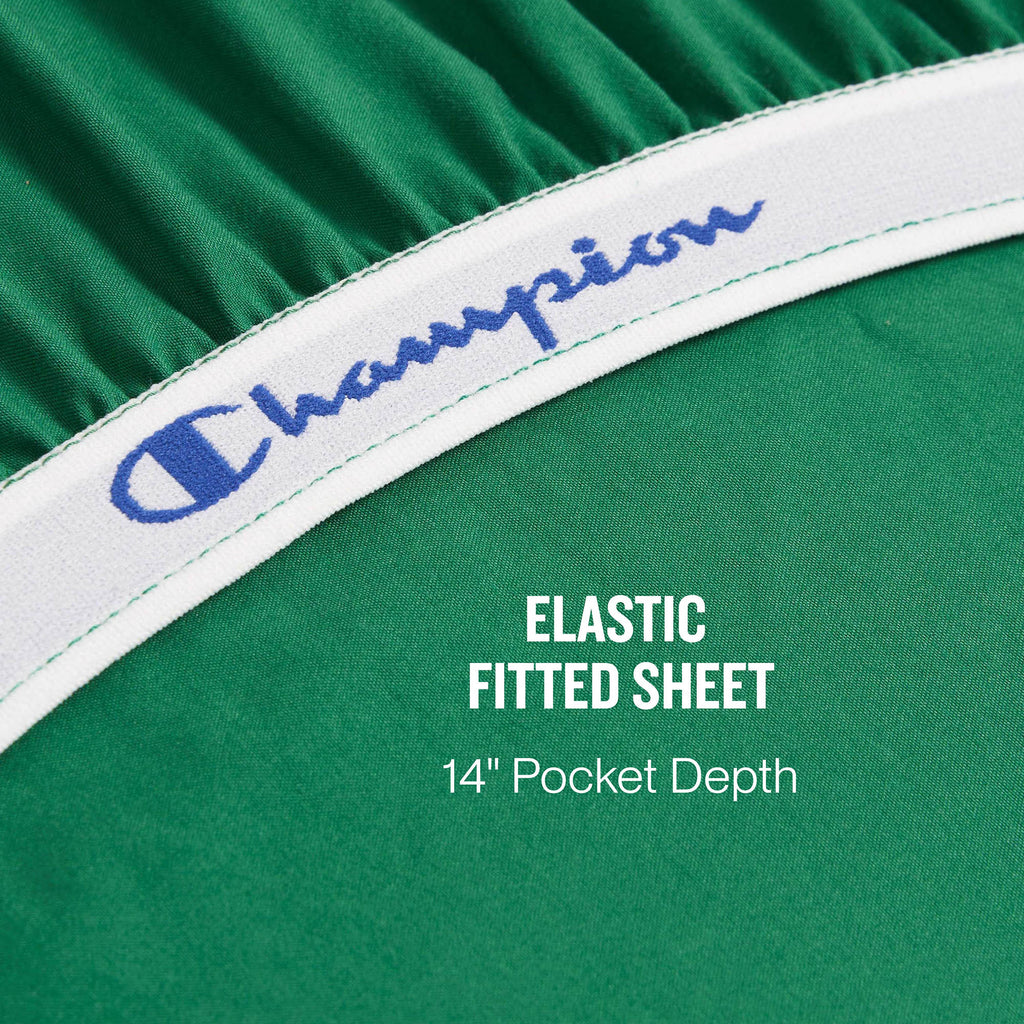 Elastic Logo Microfiber Sheet Set